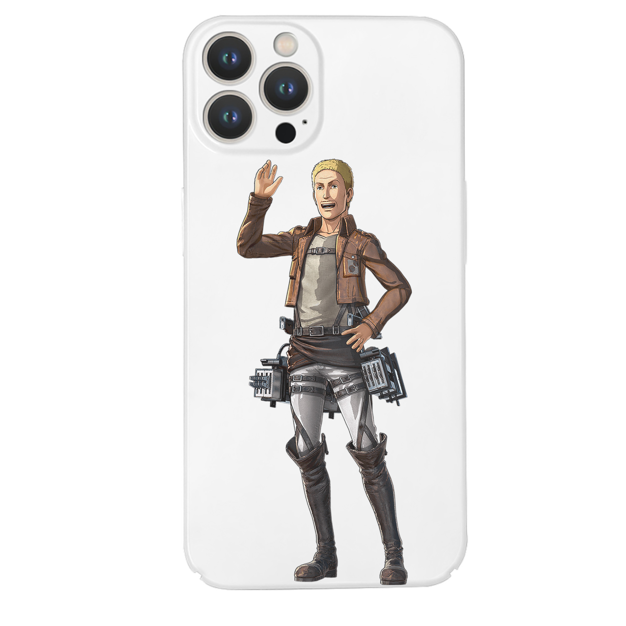 （画像用） 進撃の巨人 ハンネス Attack on Titan Hannes 【iPhone 14シリーズ対応】ハードケース